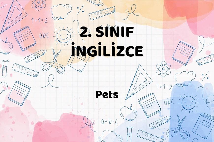 PETS Evcil Hayvanlar 2 Sınıf İngilizce 8 Ünite Okul Modu